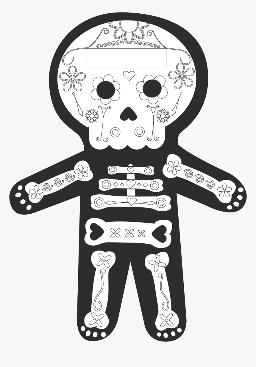 Calavera, Dia De Muertos, Ofrenda, México, Catrina - Day Of The Death Clipart, HD Png Download, Free Download