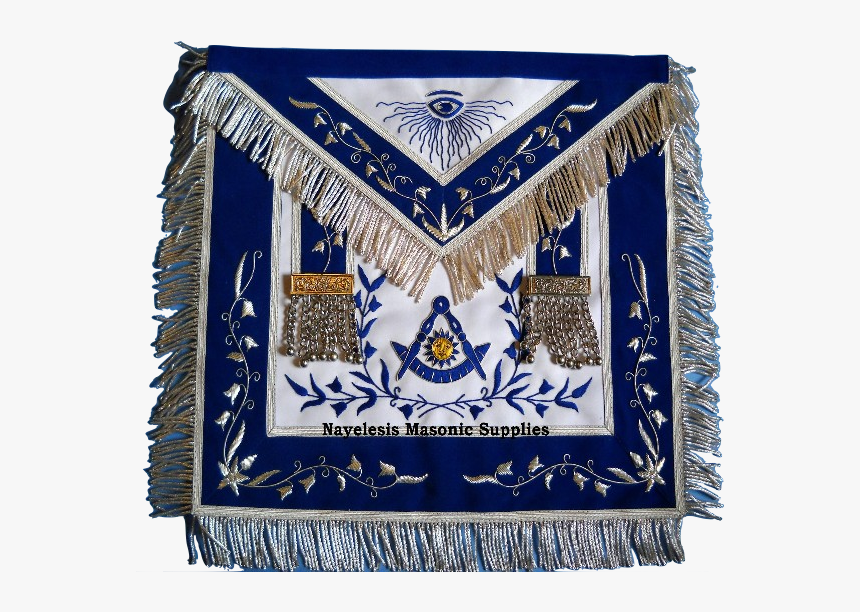 Past Master Silver Tassels Blue Apron - Patchwork, HD Png Download, Free Download