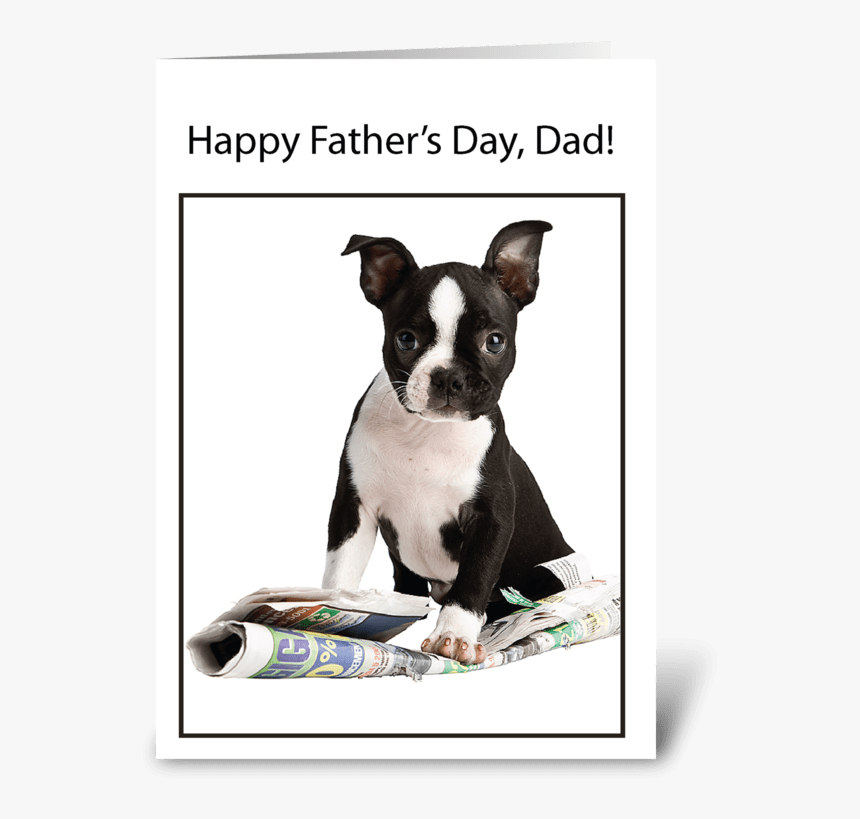 From Dog Father S Day Newspaper Humor Greeting Card Boyfriend Lover Happy Fathers Day Hd Png Download Kindpng