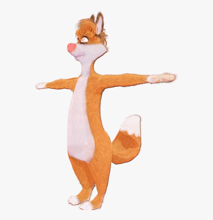 Kitsune Test Render - Kangaroo, HD Png Download, Free Download