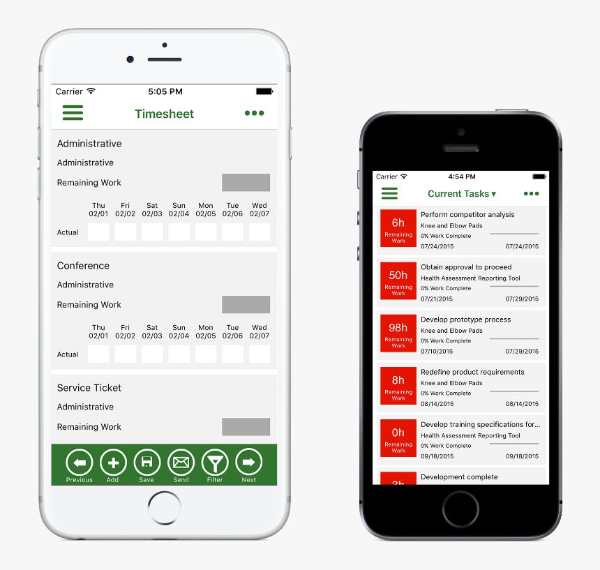 Announcing The Availability Of Office 365 Project Time - Mobile Project Timesheet Application, HD Png Download, Free Download