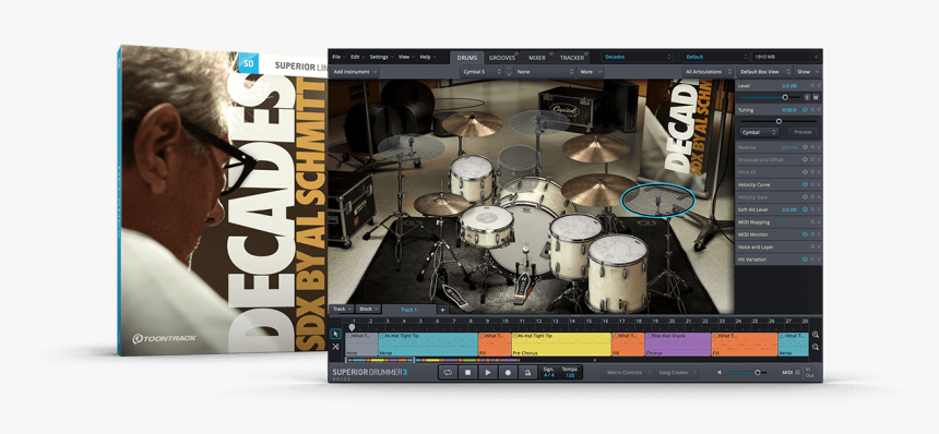 Toontrack Decades Sdx, HD Png Download, Free Download