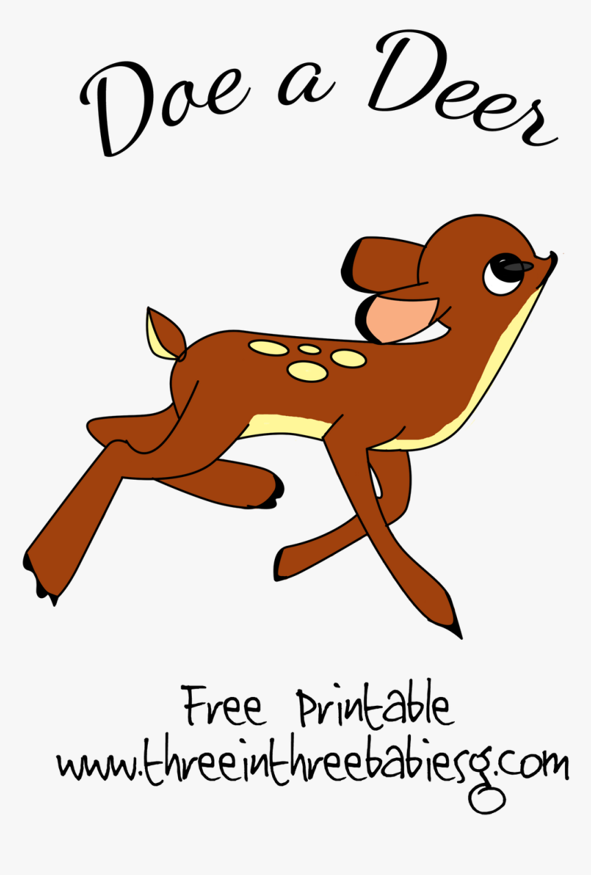 Doe A Deer Poem , Png Download - Doe A Deer Poem, Transparent Png, Free Download