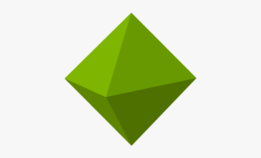 Octahedron Polyhedron, HD Png Download - kindpng