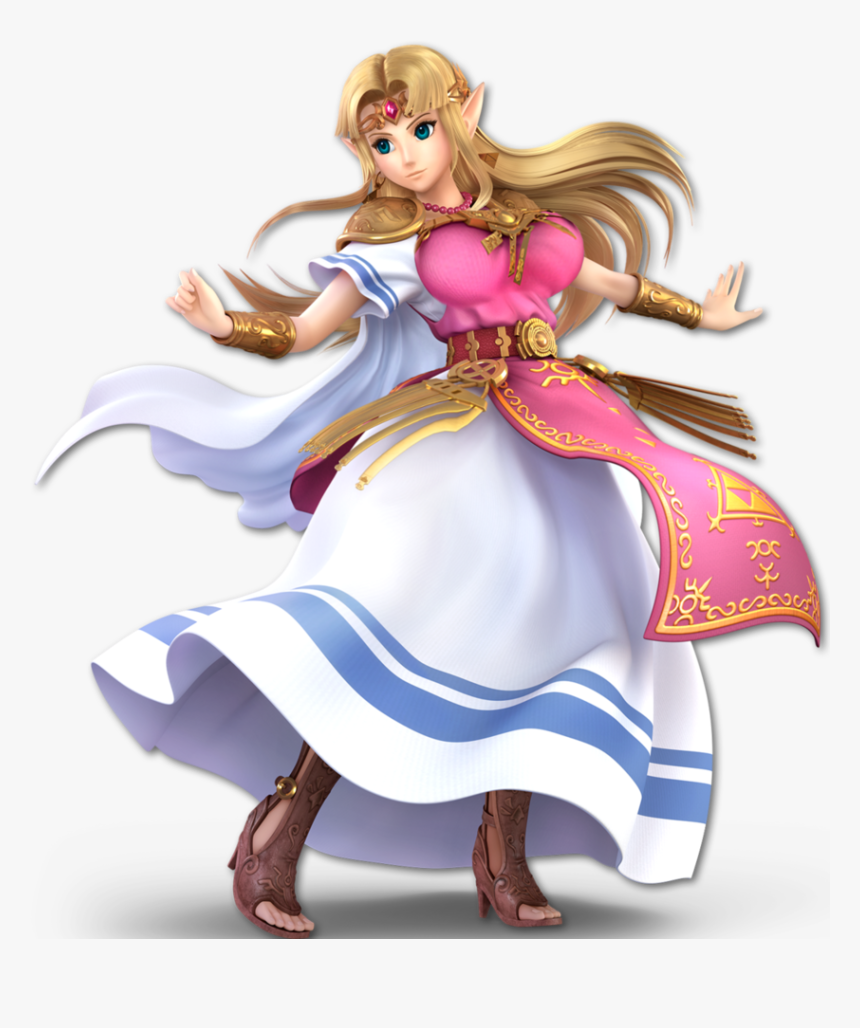 Thicc Zelda Super Smash Bros Ultimate By Thiccerwaifus-dcejwi3 - Super Smash Bros Ultimate Zelda, HD Png Download, Free Download