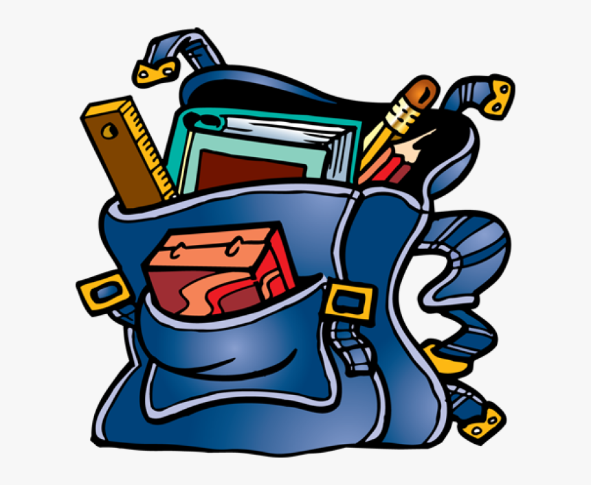 Transparent Back To School Clipart Png Full School Bag Clipart Png Download Kindpng