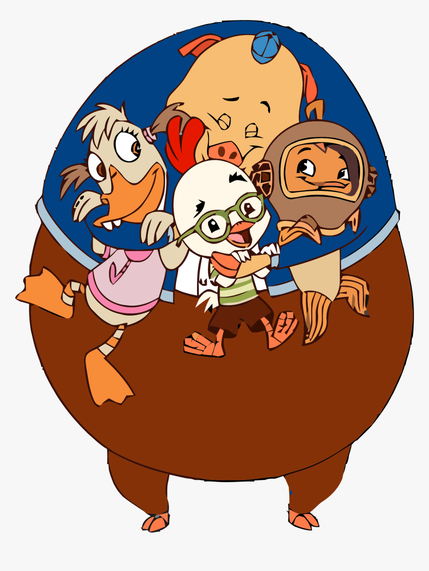 Chicken Little Friends Clipart Png - Chicken Little Abby Runt Fish, Transparent Png, Free Download