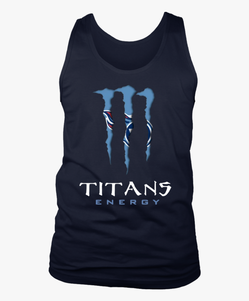 Monster Tennessee Titans Energy Unisex T-shirt - Monster Energy Drink, HD Png Download, Free Download