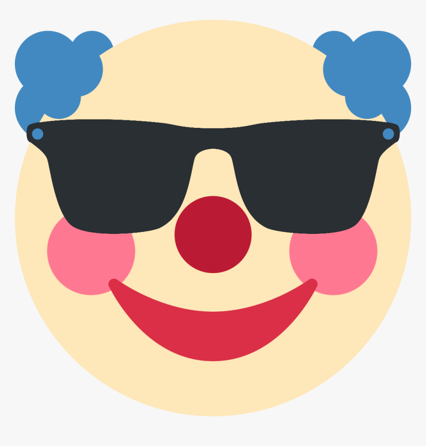 Sunglasses Clown Discord Emoji Sad Clown Emoji Hd Png