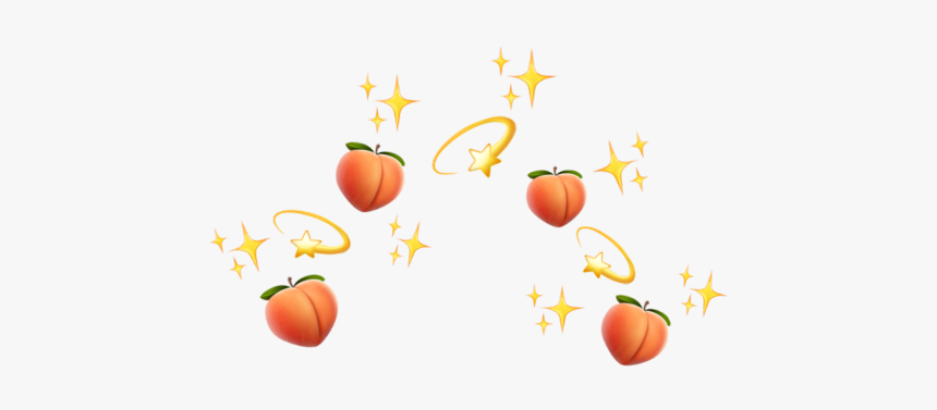 #peach #emoji #crown #aesthetic #aestheticpeach #aestheticcrown - Illustration, HD Png Download, Free Download