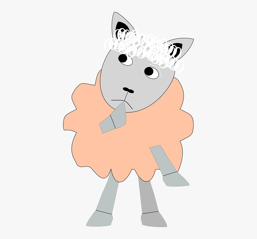 Sheep, Lamb, Emoji, Pensive, Suspicious, Worried, Wool - Lamb Emoji, HD Png Download, Free Download