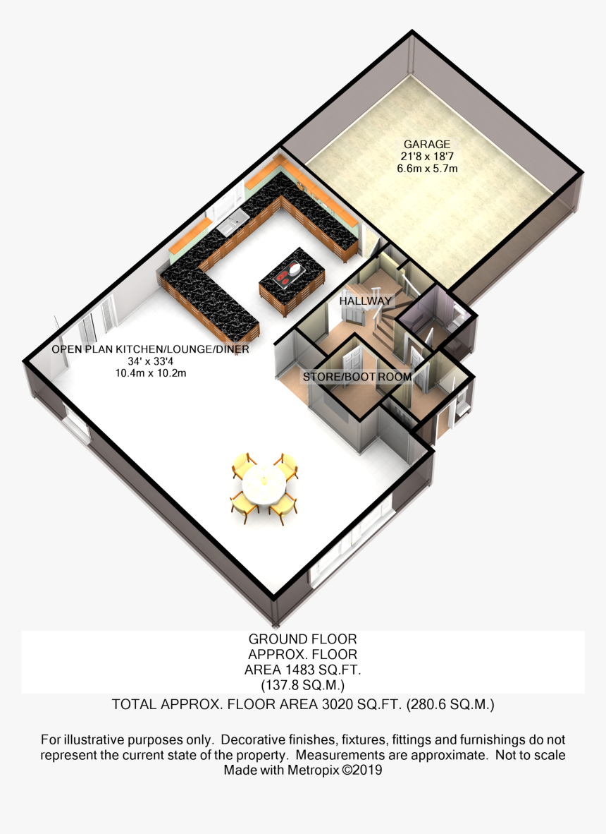 3d Floor Plan, HD Png Download, Free Download