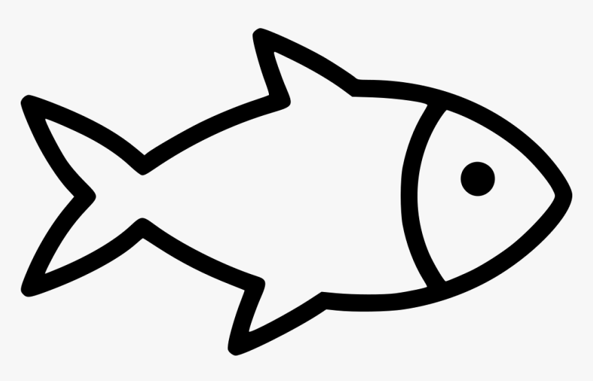 Download Fish Svg Png Icon Free Download Black And White Fish Png Transparent Png Kindpng
