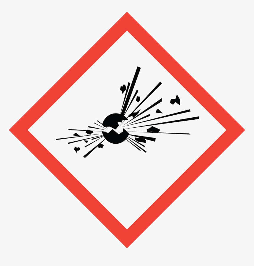 Exploding Bomb - Ghs Pictograms Explosive, HD Png Download, Free Download