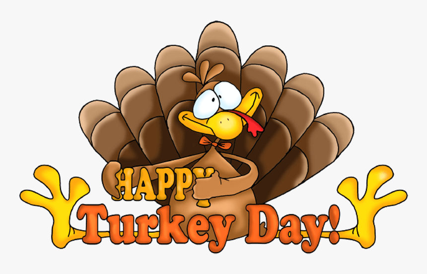 Turkey Clipart Cartoon - Happy Thanksgiving 2018 Funny, HD Png Download, Free Download