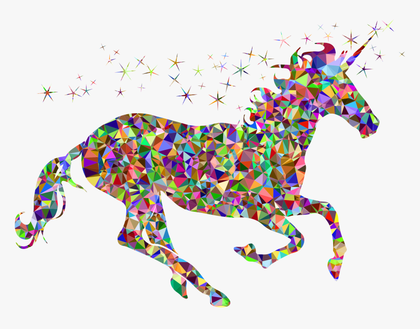 Magical Unicorn Clipart Clipartfest - Paint By Numbers Unicorn, HD Png Download, Free Download