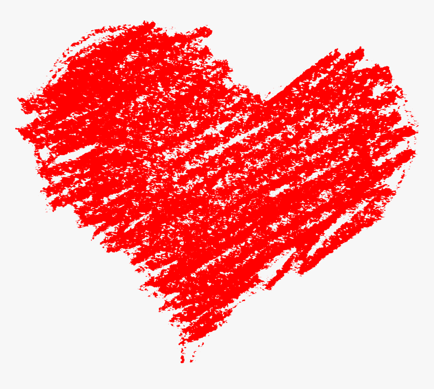 Crayon Heart Transparent Background, HD Png Download, Free Download