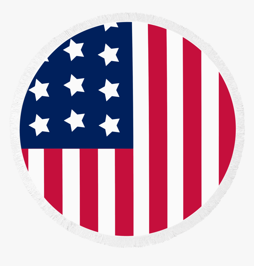 American Flag Circle Png - American Flag Round Png, Transparent Png, Free Download