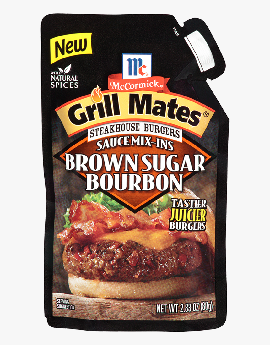 Grill Mates Brown Sugar Bourbon Steakhouse Burgers - Mccormick Grill Mates Brown Sugar Bourbon Bbq Sauce, HD Png Download, Free Download