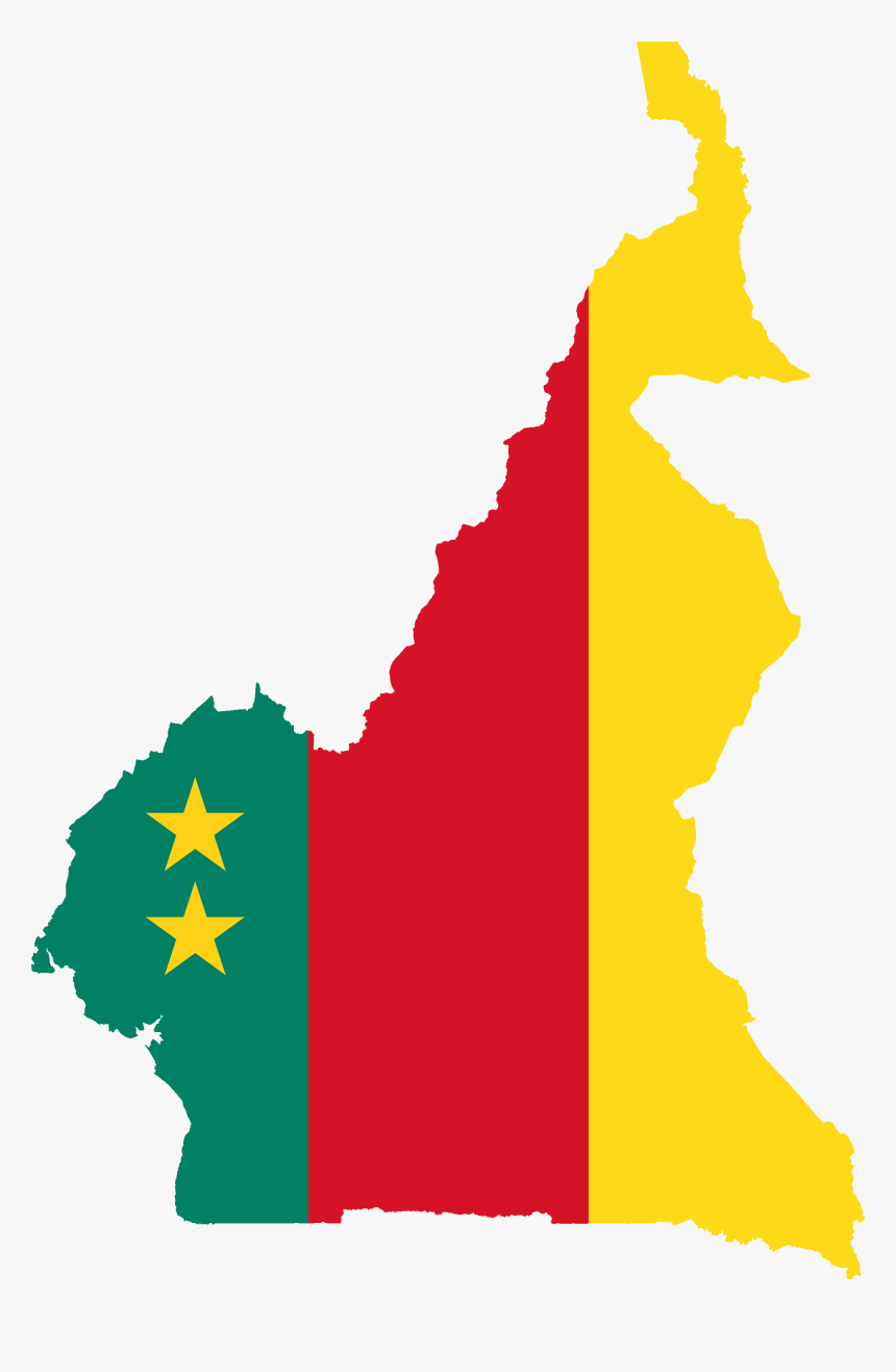 Separatists - Cameroon Flag Map Png, Transparent Png, Free Download