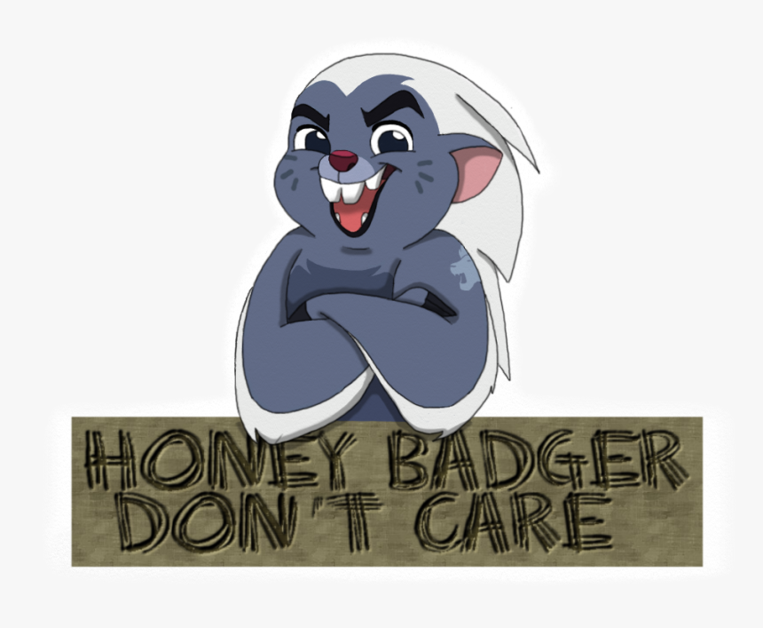 Honey Badger Don"t Care - Cartoon, HD Png Download, Free Download