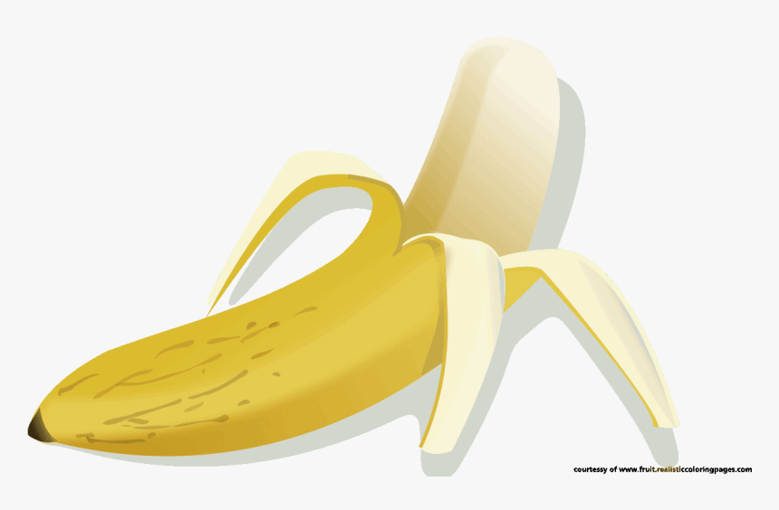 Banana Fruit Clipart Banana Peel Pictures Clip Art - Clipart Banana, HD Png Download, Free Download