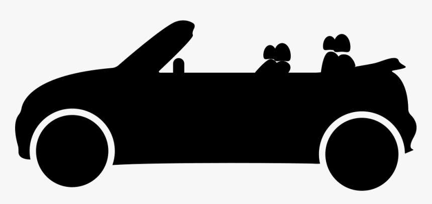 Convertible - Silhouette, HD Png Download, Free Download