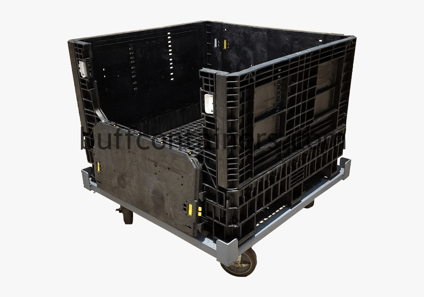 Durable Steel Dolly Cart For 48″ X 45″containers - Hand Luggage, HD Png Download, Free Download