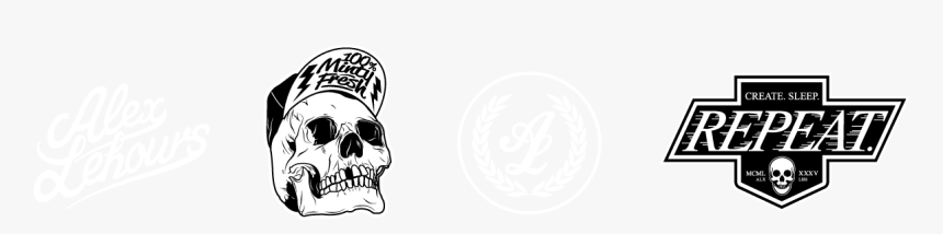 Alex Lehours - Skull, HD Png Download, Free Download