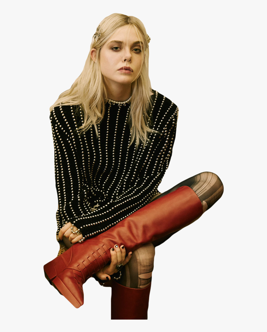 Thumb Image - Elle Fanning Nylon, HD Png Download, Free Download