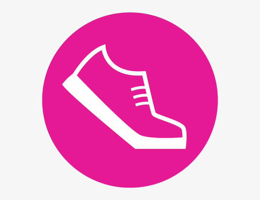 Pink Walk Icon, HD Png Download, Free Download