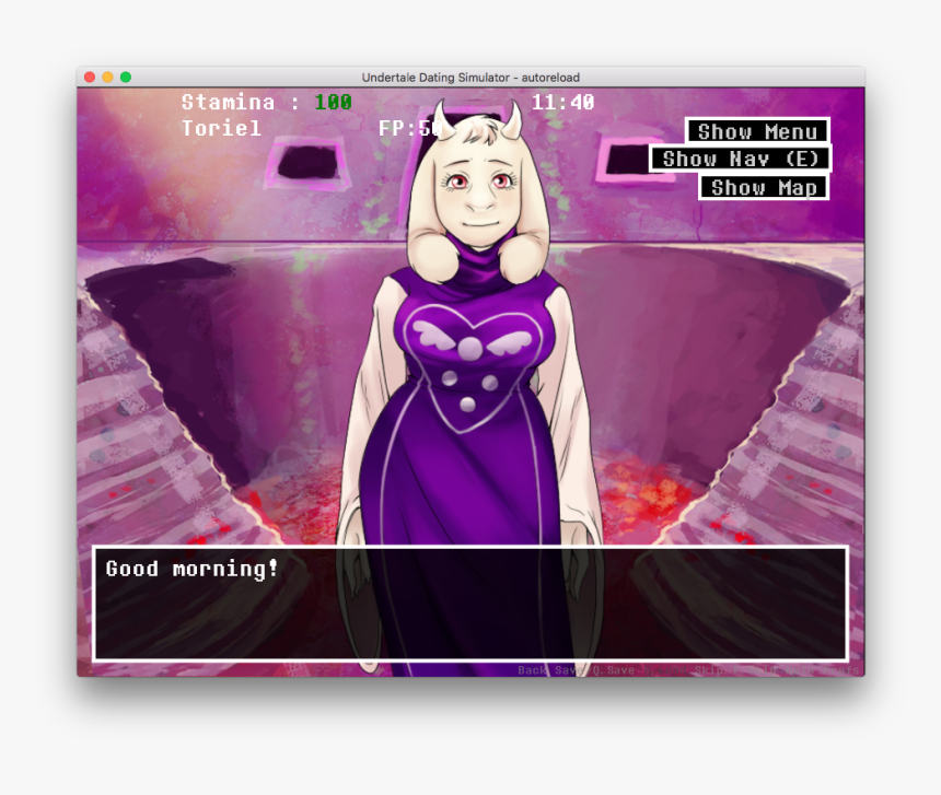 Dating Simulator Png - Inlove Undertale, Transparent Png, Free Download
