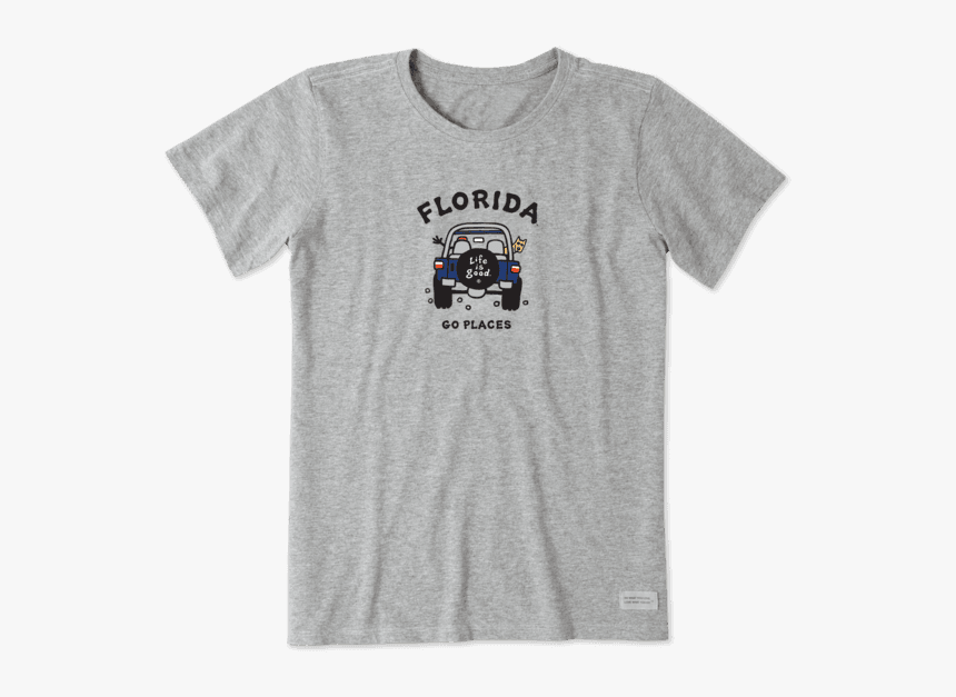 Women"s Florida Gators Off Road Vintage Crusher Tee - Life Is Good Womens T Shirts, HD Png Download, Free Download