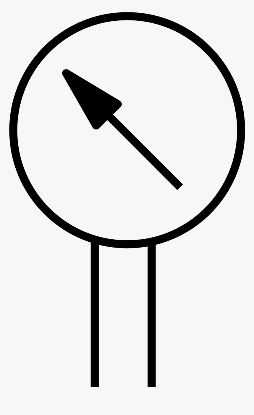 Differential Pressure Indicator Symbol, HD Png Download, Free Download