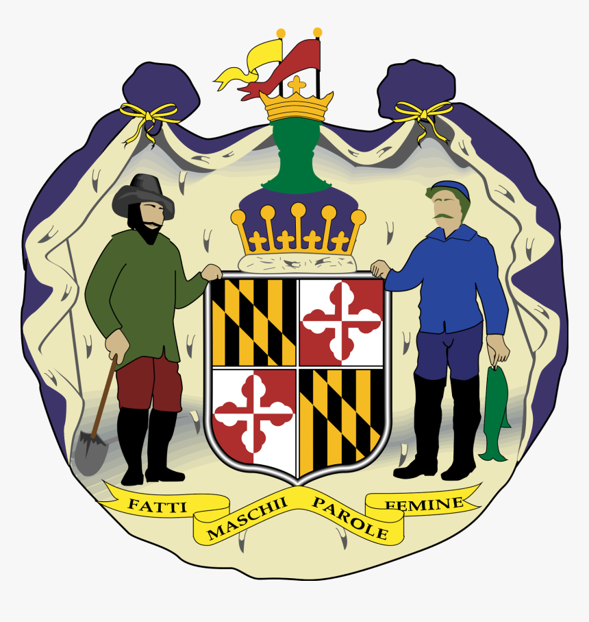 State Of Maryland Coat Of Arms, HD Png Download, Free Download