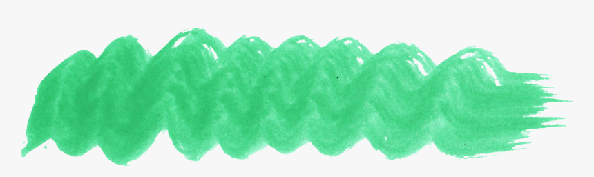 Watercolor Mark Transparent Green, HD Png Download, Free Download