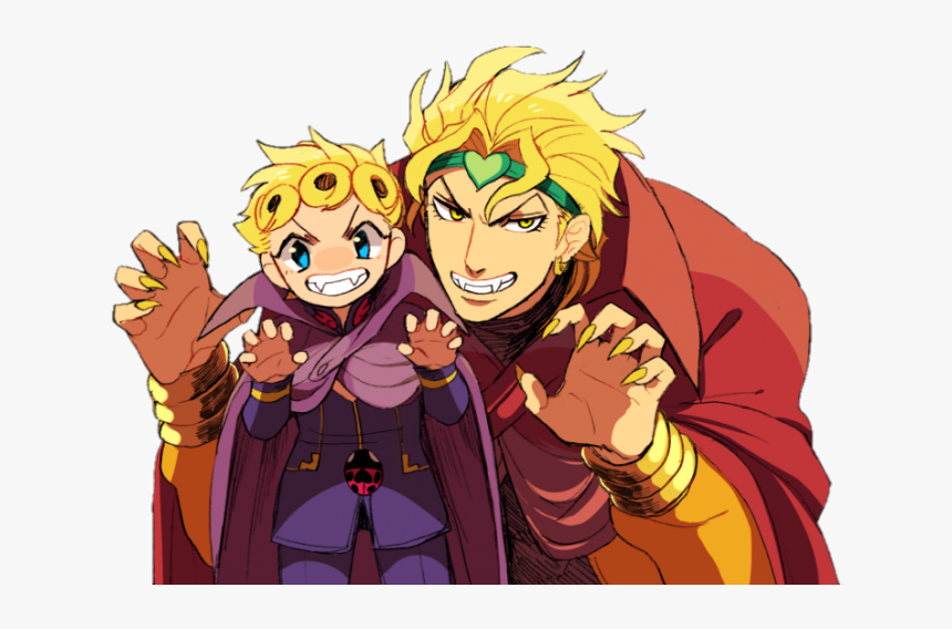 jojo dio and giorno hd png download kindpng jojo dio and giorno hd png download