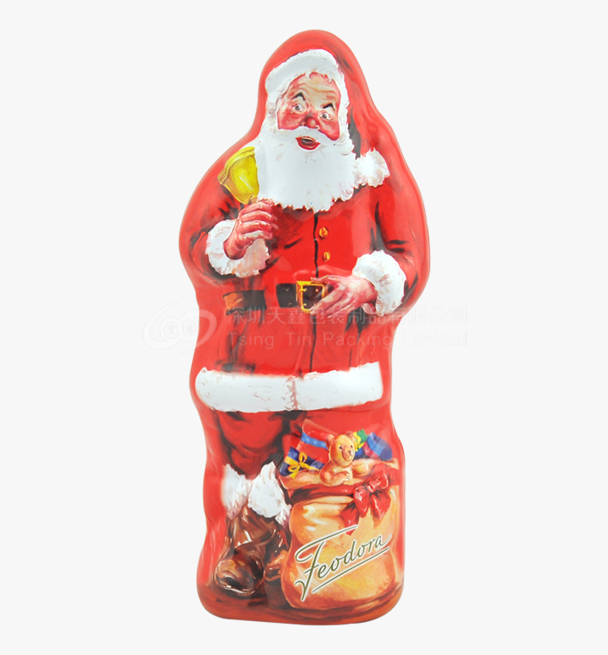 Christmas Candy Metal Tin Box - Santa Claus, HD Png Download, Free Download