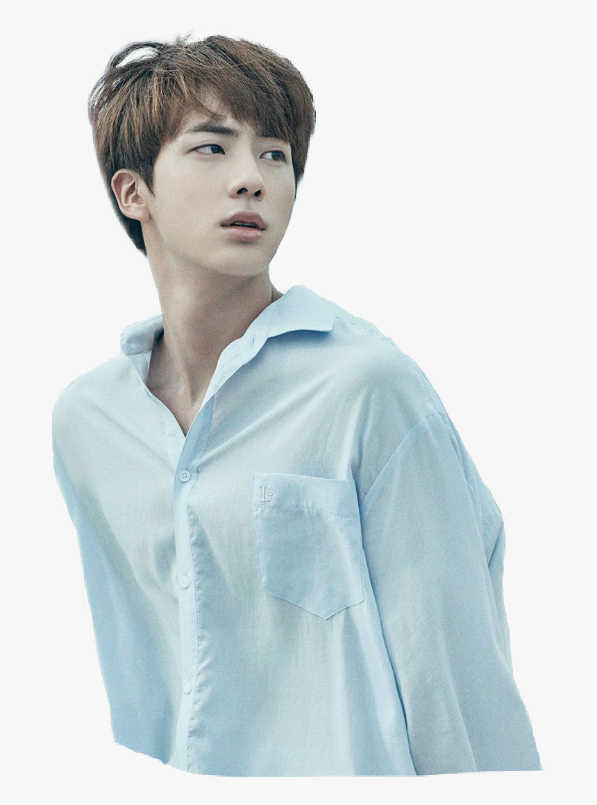 Jin Light Blue Aesthetic, HD Png Download, Free Download