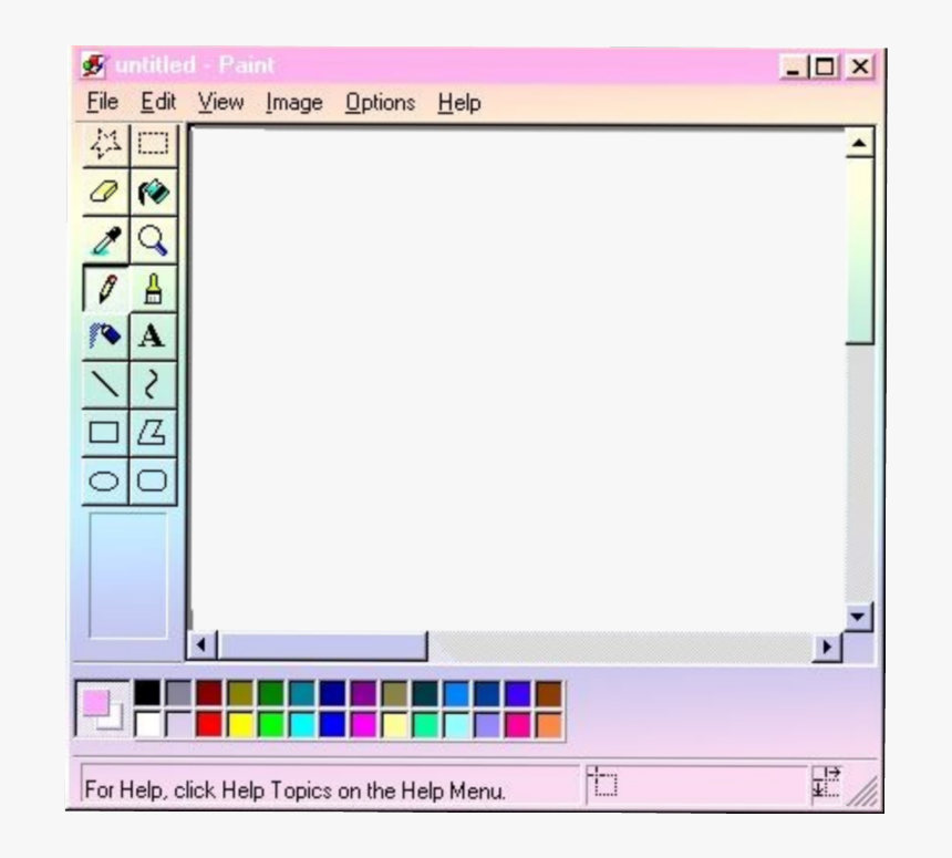 #tumblr #çerçeve #aesthetic #computer #paint - Ms Paint Windows 2000 ...