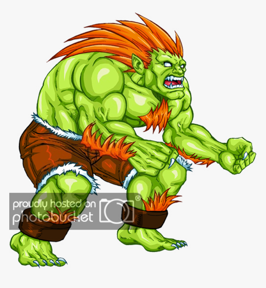 Fights Clip Tarzan - Blanka Street Fighter, HD Png Download, Free Download