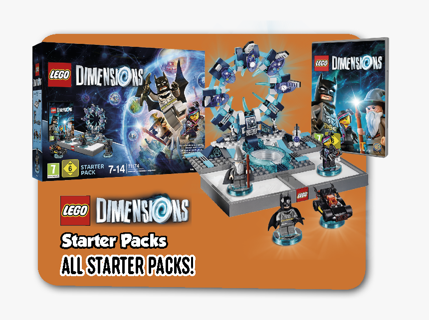 Lego, Lego Dimensions, Smyths Toys - Lego Dimensions Starter Pack Xbox One, HD Png Download 