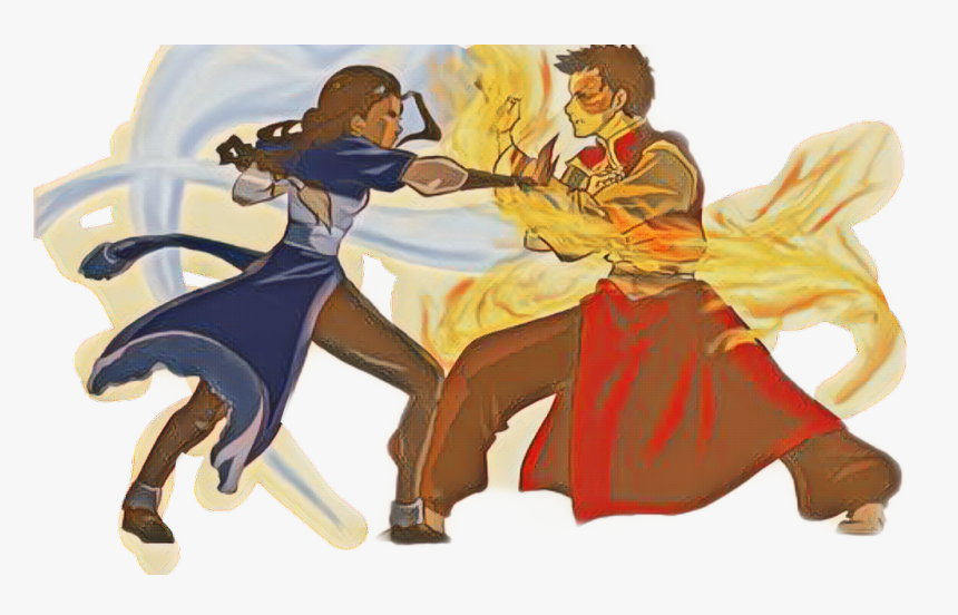 Katara Vs Zuko - Zuko And Katara Fight, HD Png Download, Free Download