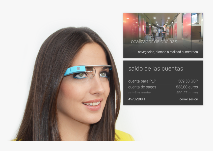 We Create Glassware That Is Google Glass Apps Which - Girl, HD Png Download, Free Download