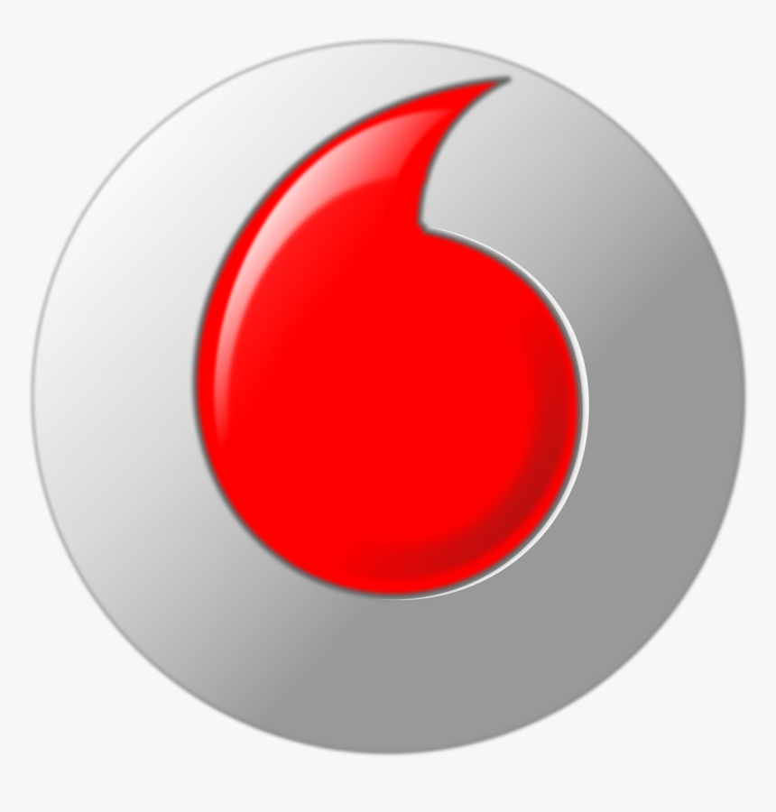 Vodafone - Vodafone Old 3d Logo, HD Png Download, Free Download