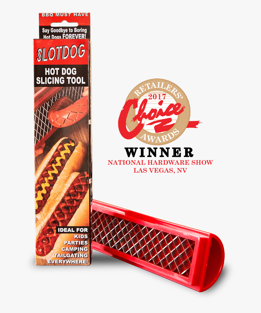 Slotdog Awarded Retailers Choice By National Hardware - Hot Dog Slicer Tool, HD Png Download, Free Download