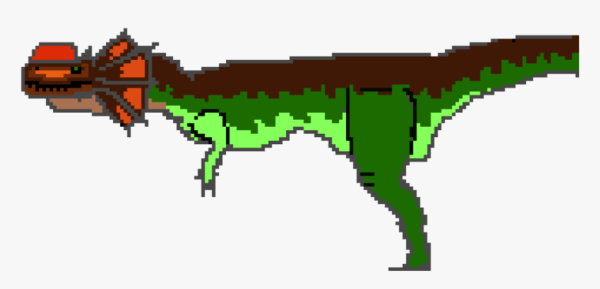 Dilophosaurus Pixel Art, HD Png Download, Free Download