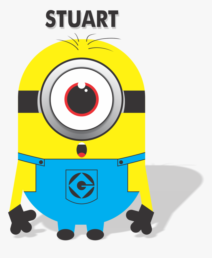 Clipart Black And White Download Minion Stuart Iseng Minions Vector Hd Png Download Kindpng