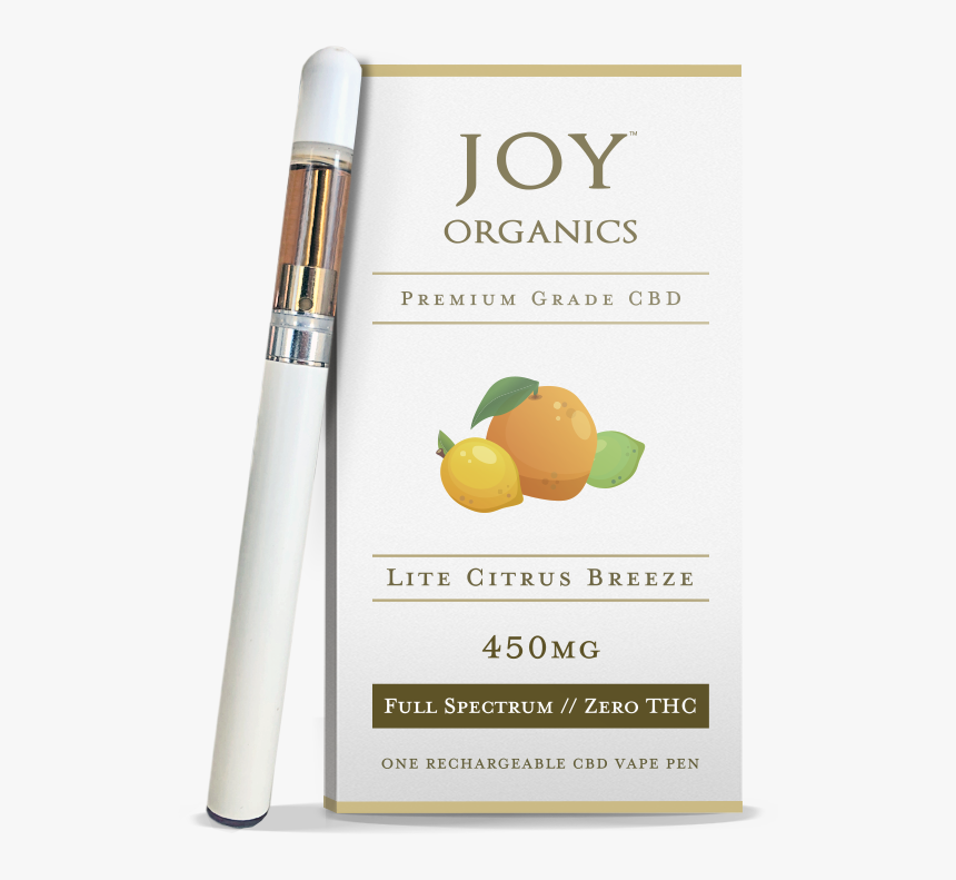 Cbd Vape Pen Cartridge - Joy Organics Vape Pen, HD Png Download, Free Download