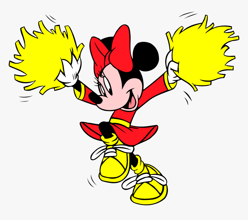 Minie Mouse 11 By Convitex - Minnie Mouse Cheerleader, HD Png Download, Free Download